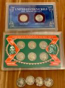Nickels: Buffalo, 5 Years of Liberty Head, United States Nickels, 100 Years apart, American Frontier