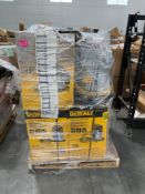 Pallet- Dewalt Stainless stell wet/dry Vac, Geek Aire fan ( possibly used)