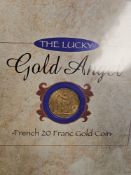 The lucky gold angel French 20 grand gold coin with coa
