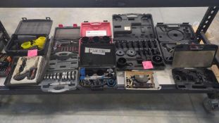 Misc tools set, car, drill bits and more