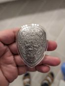 Shield of Henry II of France: Antique Silver 2 oz