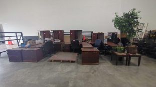 ***back at our warehouse*** mega Office furniture lot. desks, chairs, filing cabinets, trees and mor