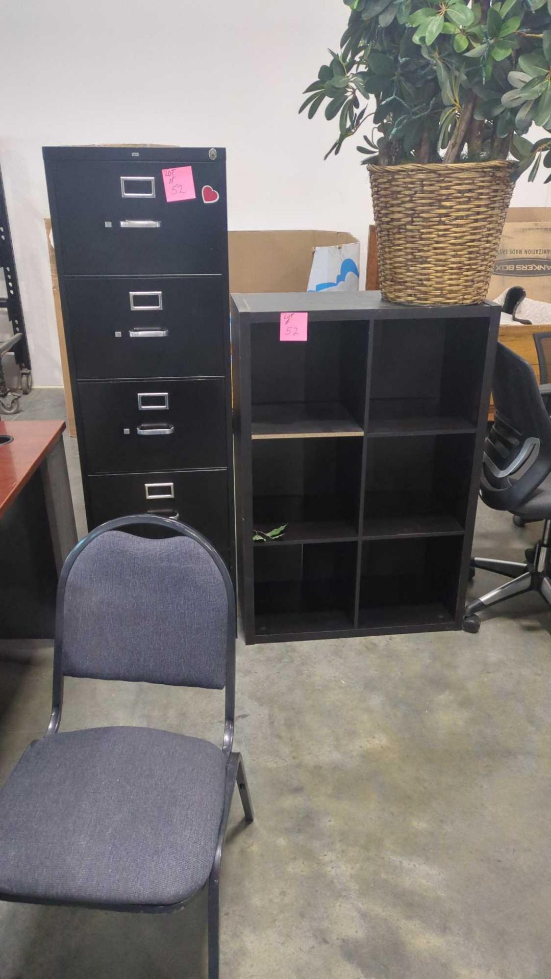 ***back at our warehouse*** mega Office furniture lot. desks, chairs, filing cabinets, trees and mor - Image 12 of 12