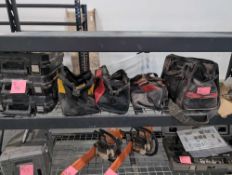 Dewalt cases, used drills, equipment bags