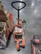 Clipper GC55 Small Push Walk-Behind Saw, used