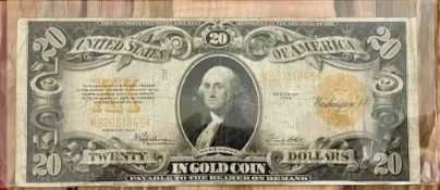 $20 Dollar 1922 Gold Certificate