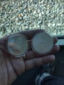 Silver Shield and Skull 1 oz Silver Coin