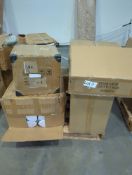 Pallet- hand lotion, car part, shoes, thermal rolls and more