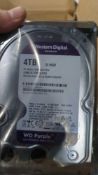 Western digital 4. terabyte hard drives, approximately 20