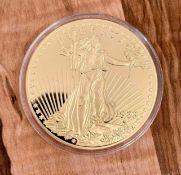 1933 Double Eagle Gold Replica, layered in 24 gold, Proof