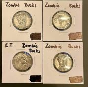 4 1937 Zombie bucks/Hobo Nickels