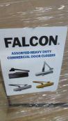 assorted falcon heavy duty commercial door closers
