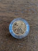 United States Uncirculated mint 1987 Consitution Five Dollar Gold Coin