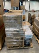 Pallet- Moen, Cable, pool pieces, pizza boxes, cables, and more