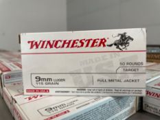 shelf of Winchester 9 mm