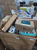 GL- Baby seat, Ecosmart hot water heater, cordless vac, pjmasks, pillow, and more