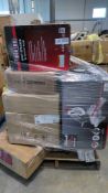 Pallet- Xtreme Power Miter Saw, ironton spot sprayer, Keter unity XL, honbay, linens and more