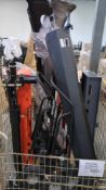 Wire bin- dollys, retractable bed cover, hitch pitch and more