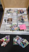 Large box of baseball cards, varying years