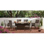 Members Mark Halstead collection 7-piece dining set with fire table complete set