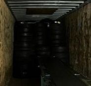 Trailer load of Tires approx 675
