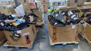 (2) pallets of hitch attachments