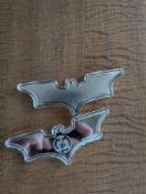 2 Silver Batarangs in Capsule