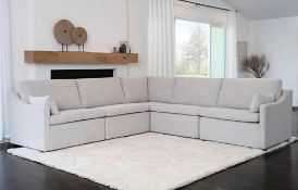 Members mark, Abbyson Claire Dove Gray Sectional