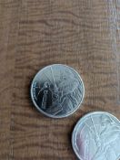 2 Darth Vader Silver Coins