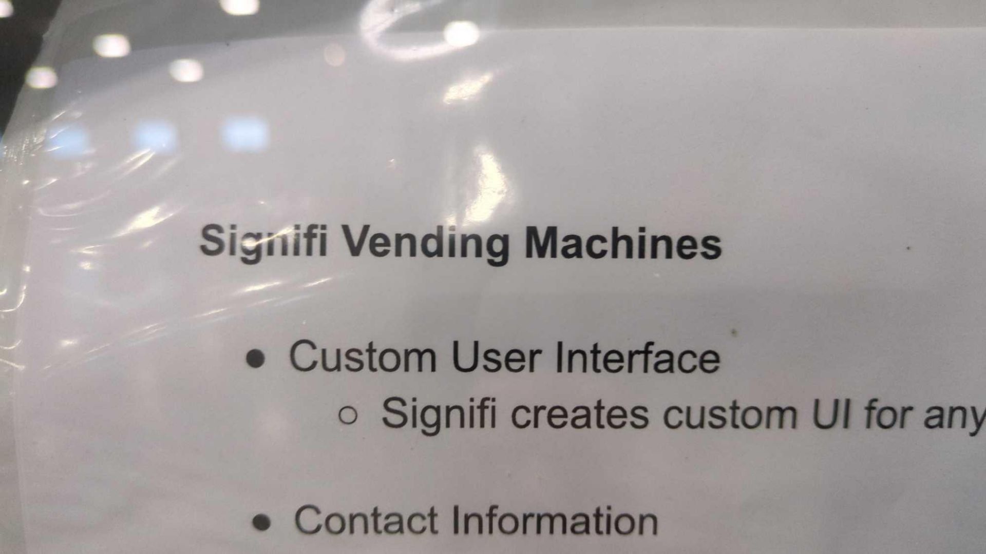 Signifi Vending machine Comes w/ complete onboard computer & touchscreen.  To use the machine, the n - Image 9 of 9