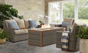 Members Mark bungalow collection four-piece fire pit set complete