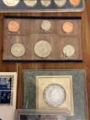 Misc Coins: 1973 Bicentennial Commerative Medla, 1982 George WashingtonSilver PR67 Coin, 1966 Specia