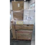 Pallet- Pool, misc furniutre, midea AC unit, closetmaid, compressed air dryer 40211, and more