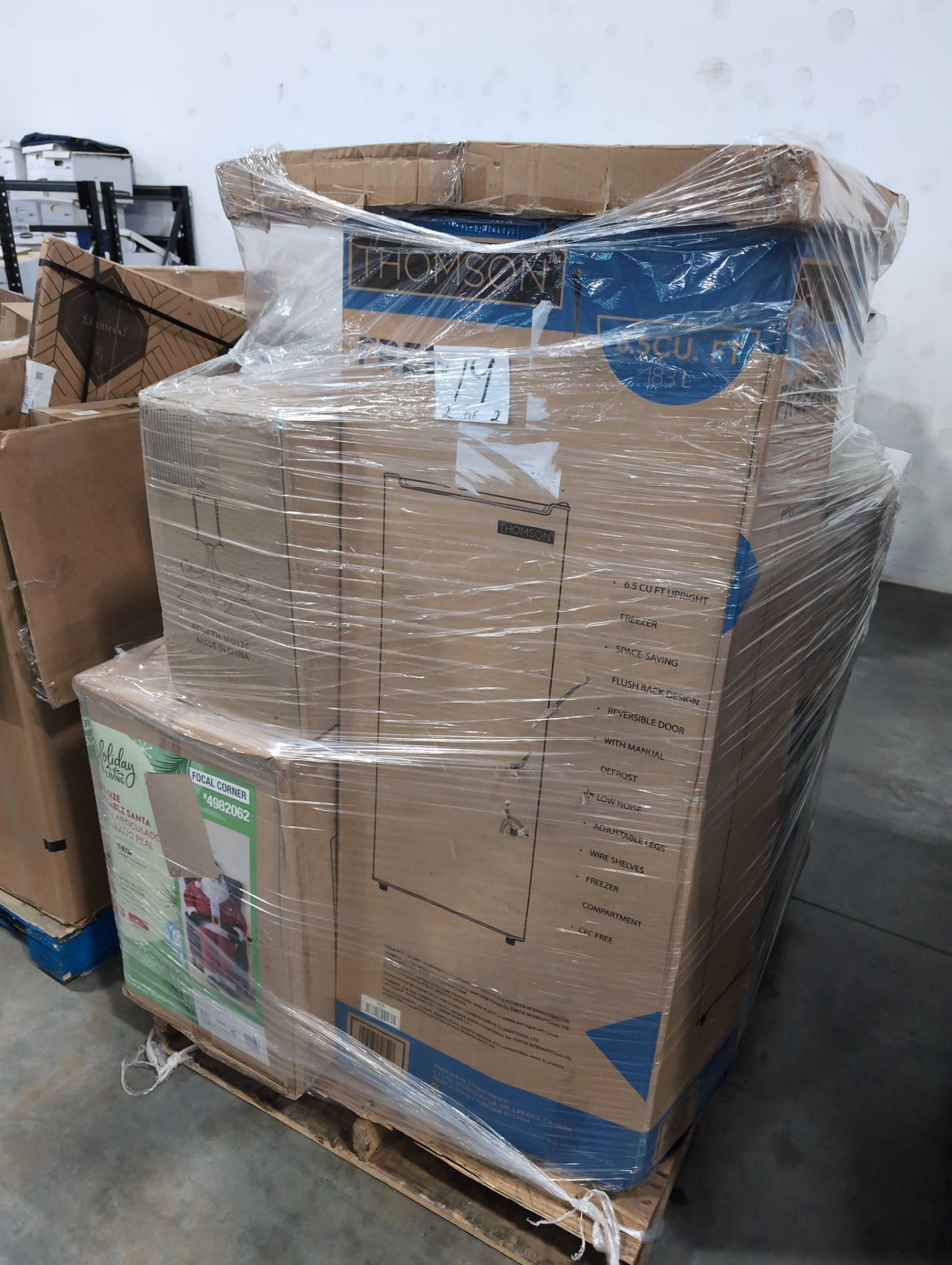 two pallets eight sleep holiday living HomeGoods Thompson fridge and more - Image 12 of 14