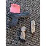 M&P 40 Shield w/ 2 mags #HXN7546 THIS WILL ONLY BE SOLD TO THOSE WITH A CONCEALED WEAPONS PERMIT OR
