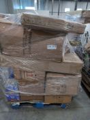 Pallet- Lights, Fireplace Insert, Pump, Trampoline piece, fan cage, tv stand and more