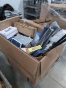 golf clubs, iPad cases, mufflers some shoes and other miscellaneous items