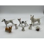 Collection of Seven Dog Figurines to include Beswi