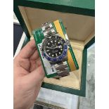2016 Rolex GMT Master II Batman with box and paper