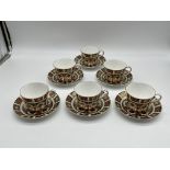 Royal Crown Derby - Old Imari - Set of Six Cups an