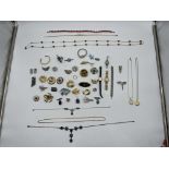 Assorted Dress Jewellery to include HM Silver Exam