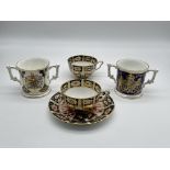 Royal Crown Derby - Traditional Imari Two Saucers