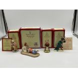 Four Boxed Royal Doulton Bunnykins Figurines to in
