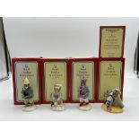 Four Boxed Royal Doulton Bunnykins Figurines to in