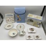 Assorted Lot to include Wedgewood Beatrix Potter a