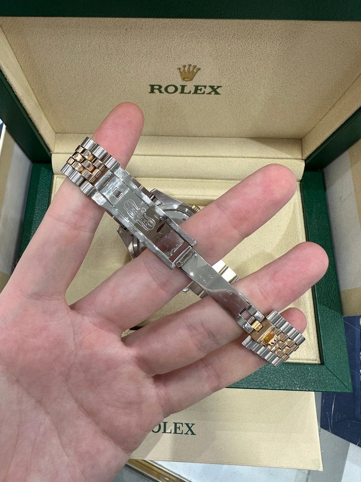 Rolex Datejust 36mm steel and rose gold concealed - Image 2 of 11