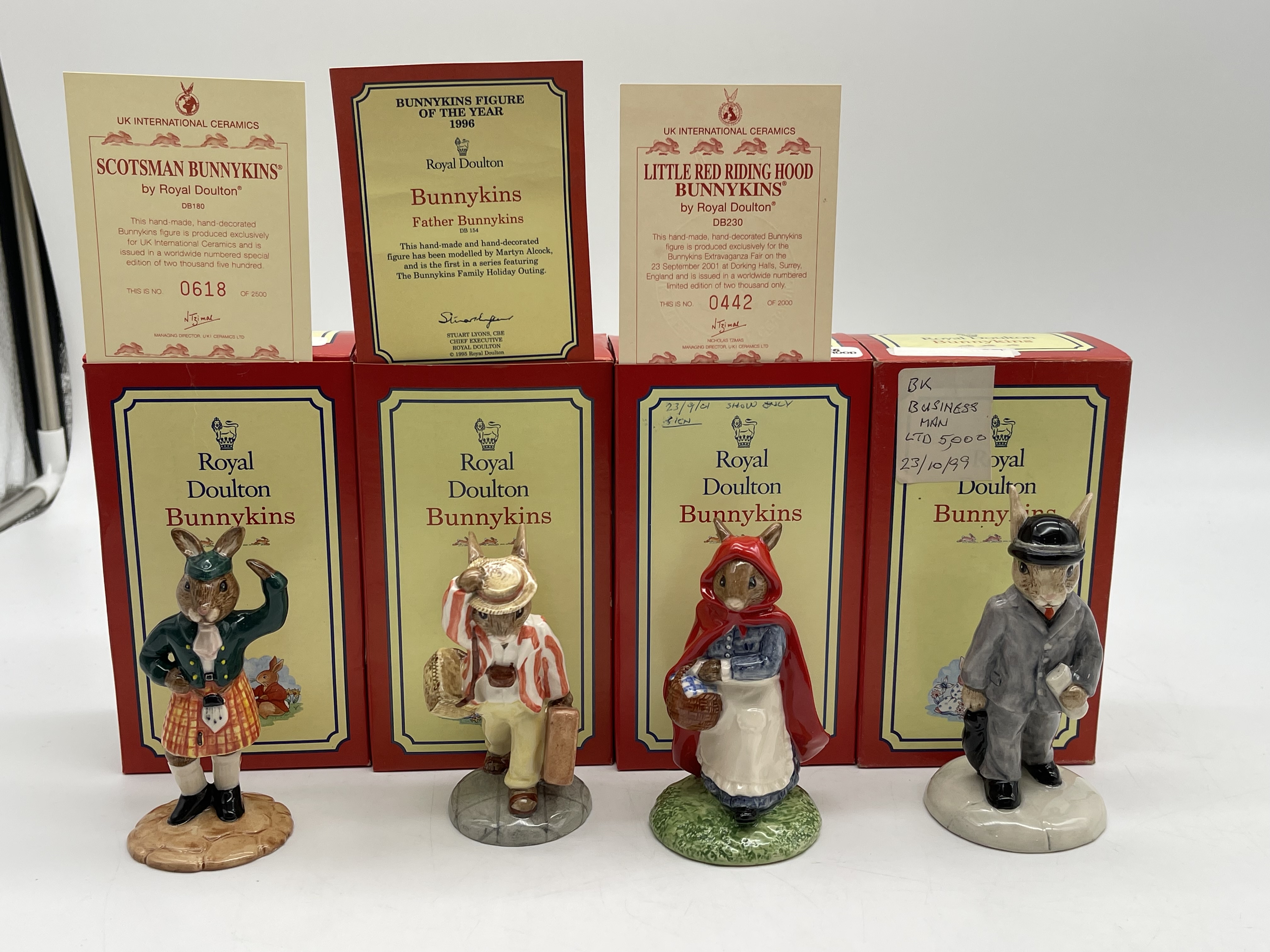 Four Boxed Royal Doulton Bunnykins Figurines to in - Image 22 of 22