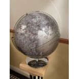 John Lewis Silver Coloured Globe.