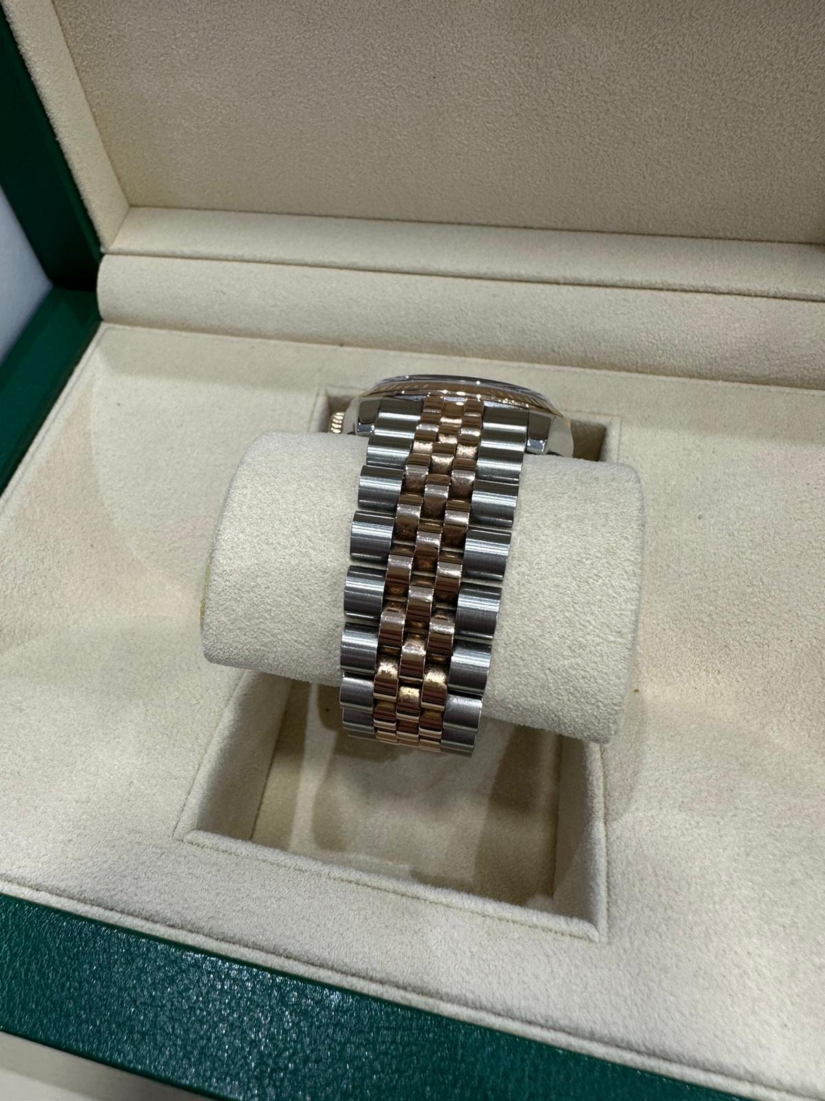Rolex Datejust 36mm steel and rose gold concealed - Image 5 of 11