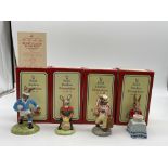 Four Boxed Royal Doulton Bunnykins Figurines to in